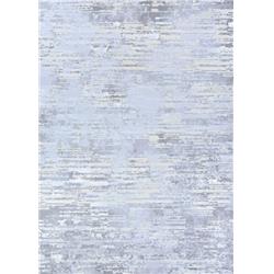 51450912092129t 9 Ft. 2 In. X 12 Ft. 9 In. Serenity Cryptic Power Loomed Rectangle Area Rug - Light Gray & Champagnee