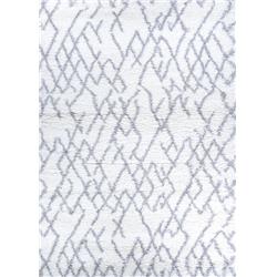 U0170770092123t 9 Ft. 2 In. X 12 Ft. 3 In. Urban Shag Fes Rectangle Area Rug - White & Light Grey