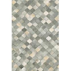 32560174036056t 3 Ft. 6 In. X 5 Ft. 6 In. Chalet Diamonds Rug, Ivory & Grey
