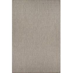 10012312020037t 2 Ft. X 3 Ft. 7 In. Recife Saddlestitch Rug, Champagne & Taupe