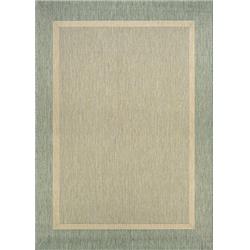 55261812020037t 2 X 3 Ft. X 7 In. Recife Stria Texture Rug, Natural & Green
