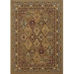 80429342910139t 9 Ft. 10 In. X 13 Ft. 9 In. Royal Kashimar Persian Panel Rectangle Area Rug - Hazelnut