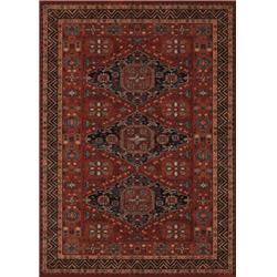 43080300066100t 6 Ft. 6 In. X 9 Ft. 10 In. Old World Classics Kashkai Rectangle Area Rug - Burgundy