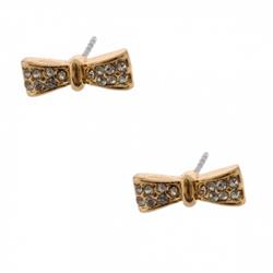 Charleston 20193-200 Fashion Bracelet Gold Crystal Bow Tie Stud Earrings