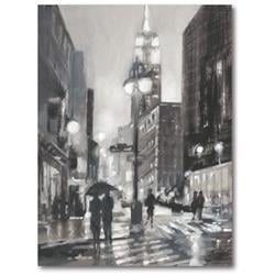 Web-cs177-20x24 20 X 24 In. Illuminated Streets Ii Gallery-wrapped Canvas Wall Art