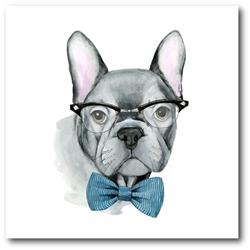 Web-dc107-16x16 16 X 16 In. Vintage Pup Iv Gallery-wrapped Canvas Wall Art