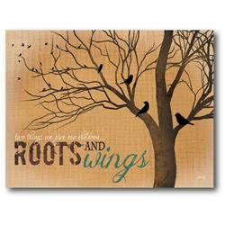 Web-ff168-16x20 16 X 20 In. Roots Gallery-wrapped Canvas Wall Art