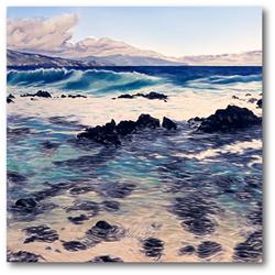 Web-ni193-30x30 30 X 30 In. Rocky Seascapeii Gallery-wrapped Canvas Wall Art