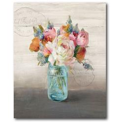 Web-v126-30x40 30 X 40 In. French Cottage Bouquet Ii Gallery-wrapped Canvas Wall Art
