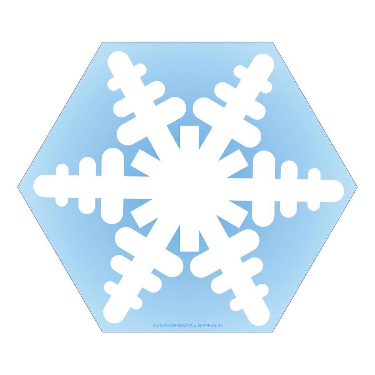 Se-0015 9 X 6 In. Large Notepad, Snowflake - 50 Sheets Per Pack