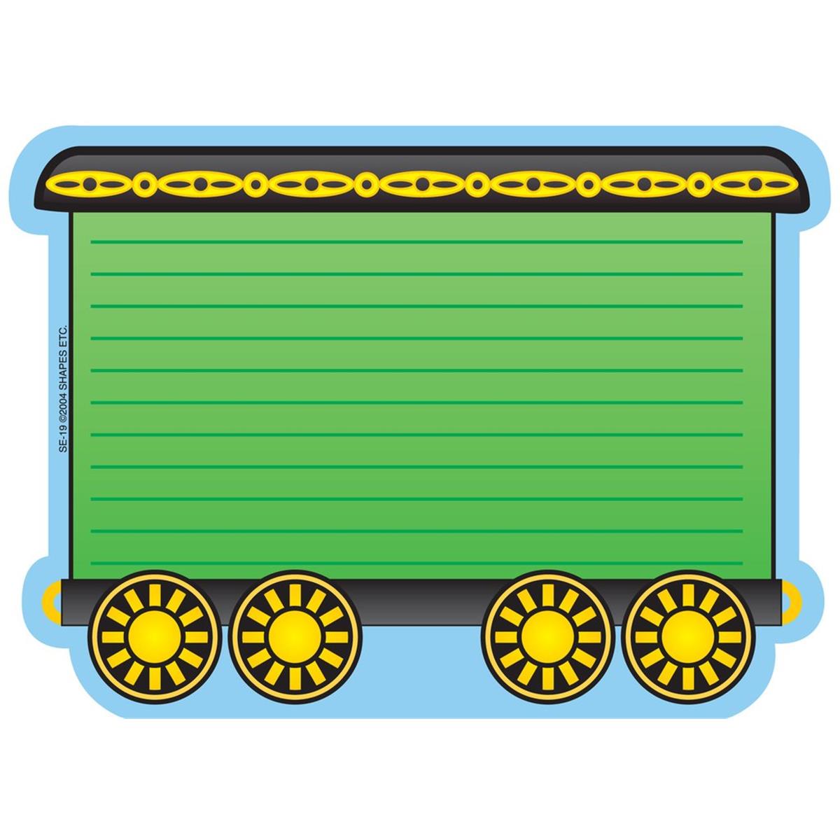 Se-0019 9 X 6 In. Large Notepad, Box Car - 50 Sheets Per Pack