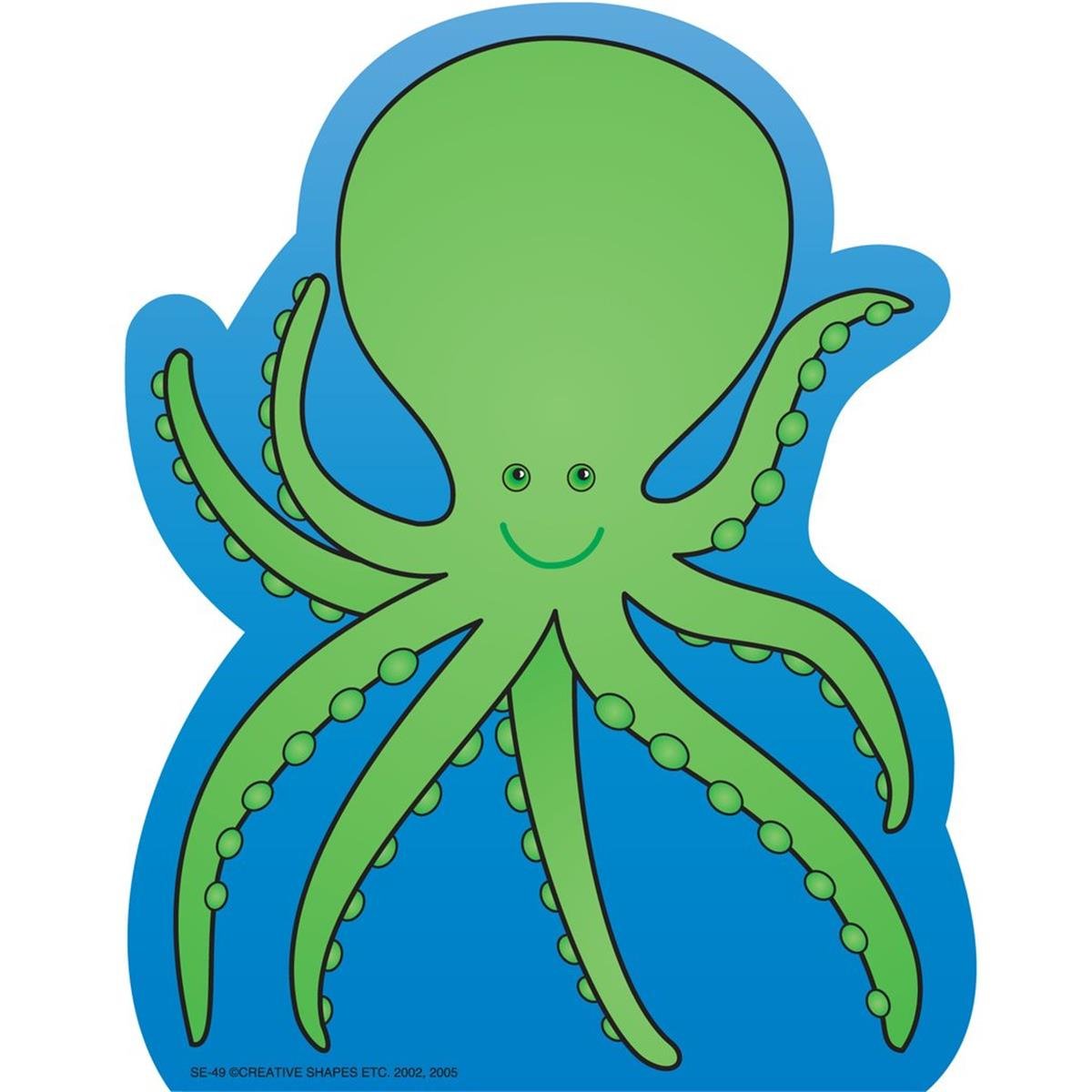 Se-0049 9 X 6 In. Large Notepad, Octopus - 50 Sheets Per Pack