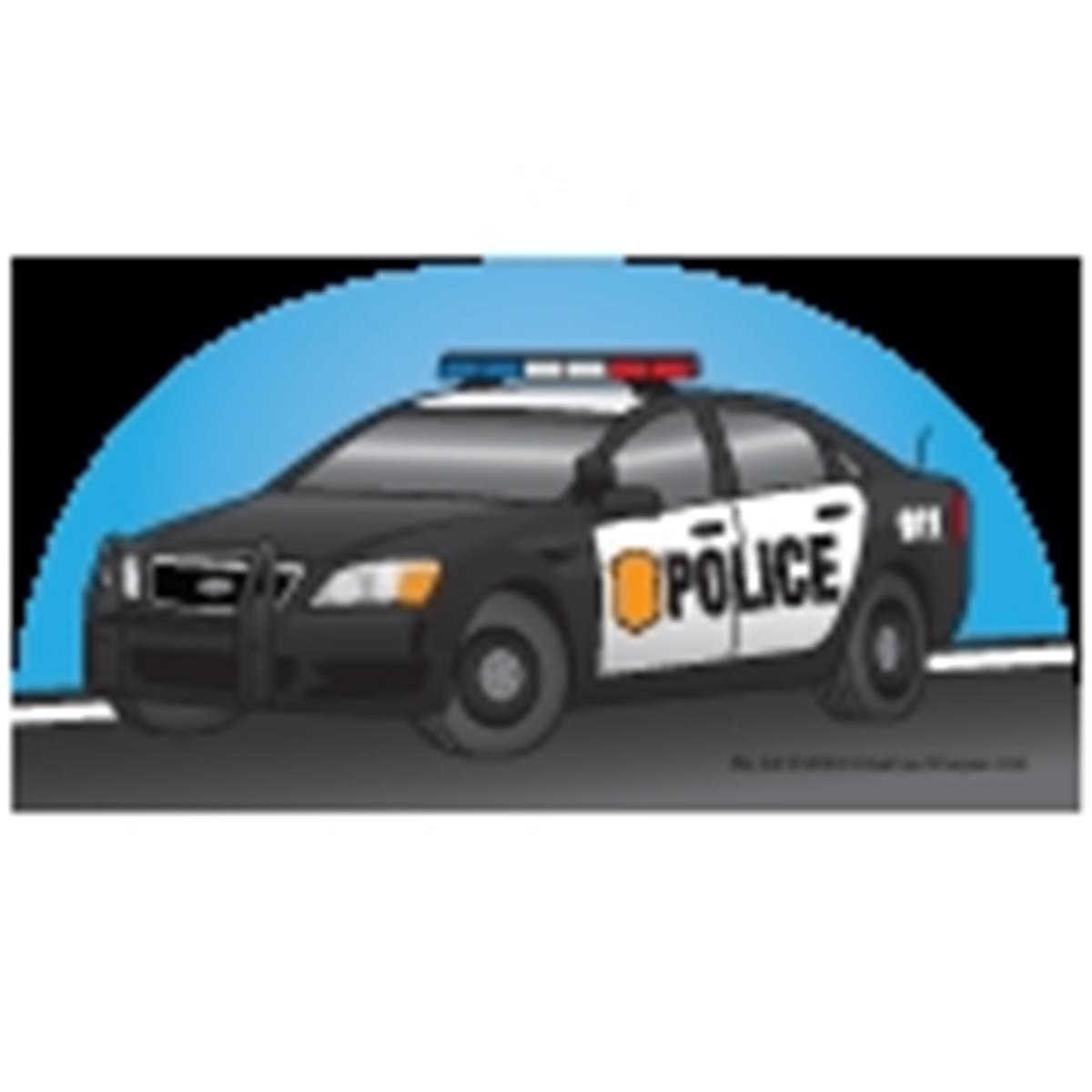 Se-0062 9 X 6 In. Large Notepad, Police Car - 50 Sheets Per Pack