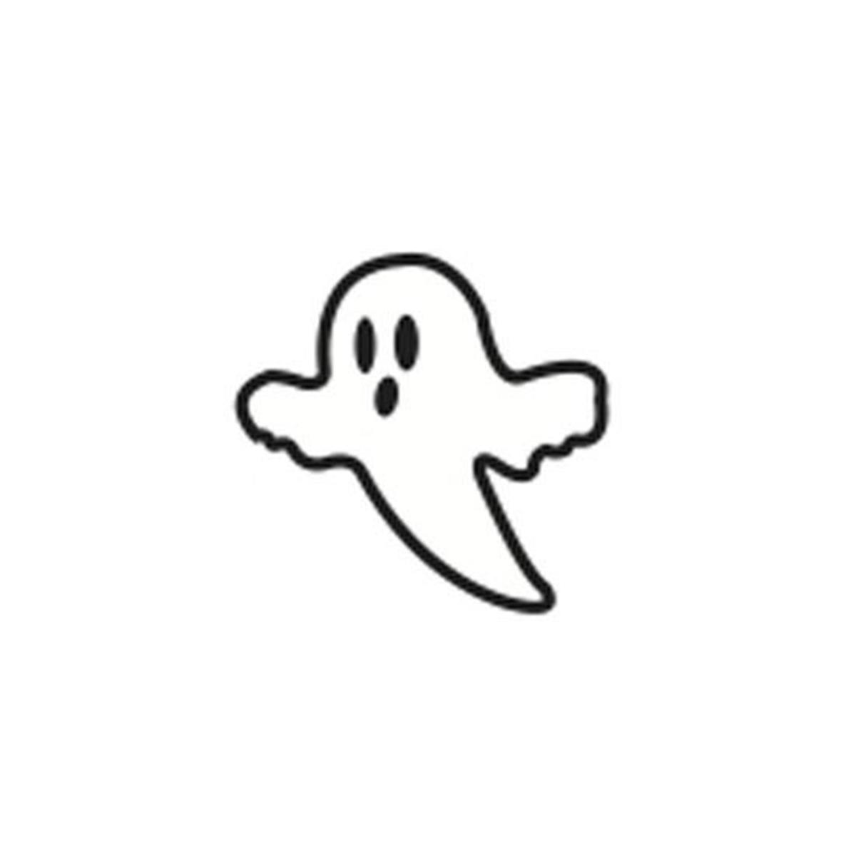 Se-0416 0.5 X 0.5 In. Incentive Stamp - Ghost