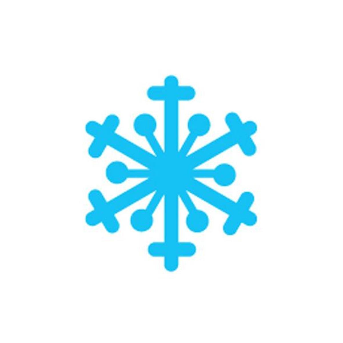 Se-0440 0.5 X 0.5 In. Incentive Stamp - Snowflake