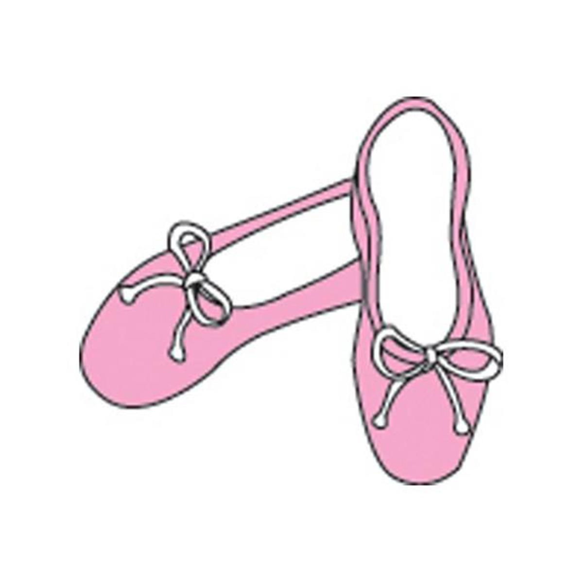 Se-0499 0.5 X 0.5 In. Incentive Stamp - Ballet Slippers