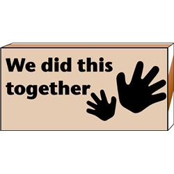 Se-0538 1.5 X 2 In. Teachers Stamp - Did Together