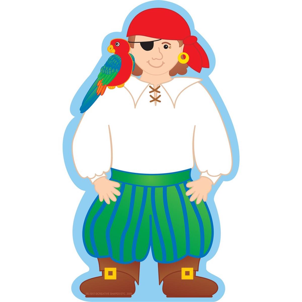 Se-1917 9 X 6 In. Large Notepad, Pirate & Boy - 50 Sheets Per Pack