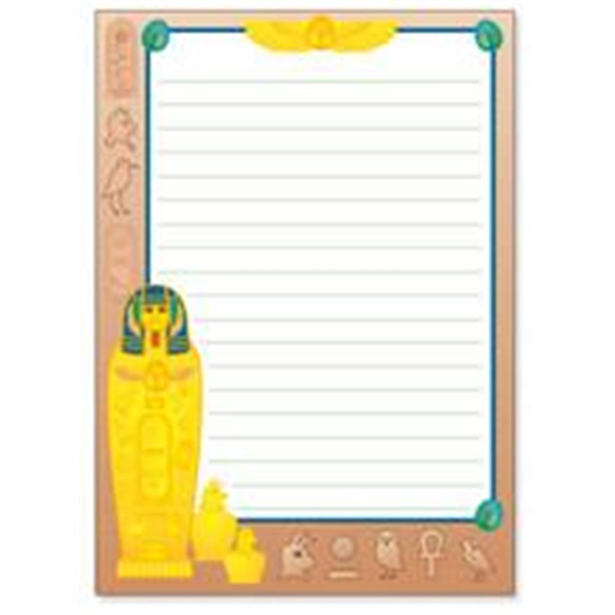 Se-1922 9 X 6 In. Large Lined Notepad, Egyptian - 50 Sheets Per Pack
