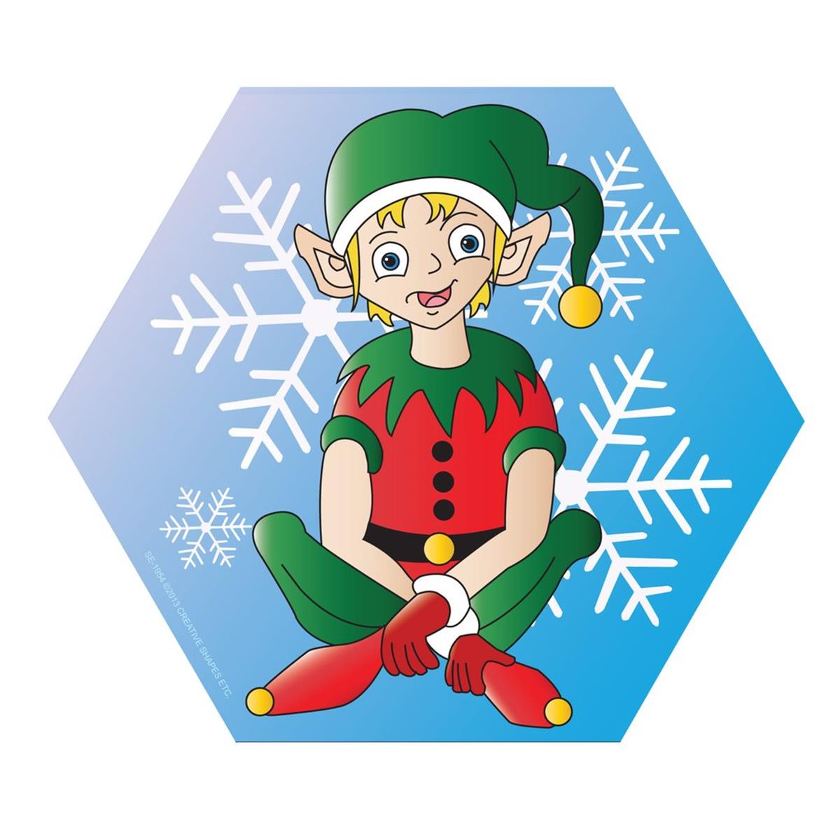 Se-1954 9 X 6 In. Large Notepad, Elf Sitting - 50 Sheets Per Pack
