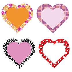 Se-1980 9 X 6 In. Large Accents & Hearts Variety Pack - 36 Sheets Per Pack