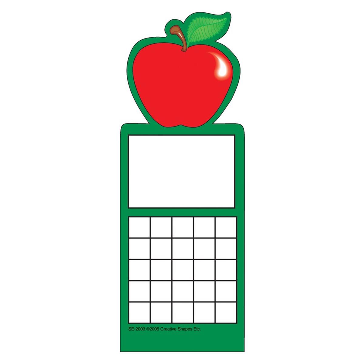 Se-2003 3 X 9 In. Personal Incentive Chart, Apple - 24 Sheets Per Pack