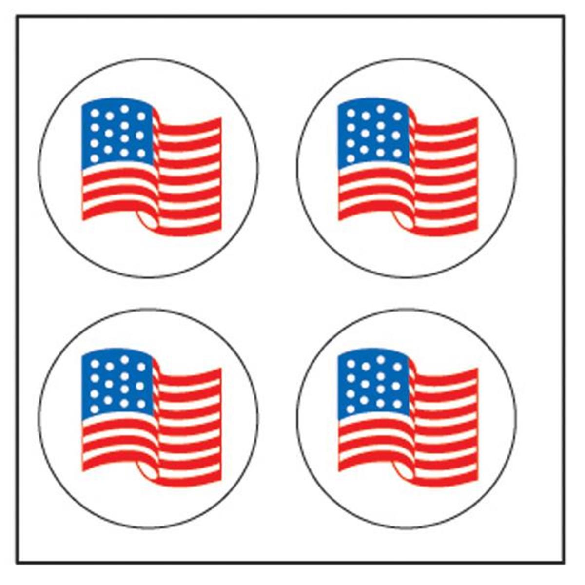 Se-2519 2 X 8 In. Incentive Stickers, Flag - 864 Count