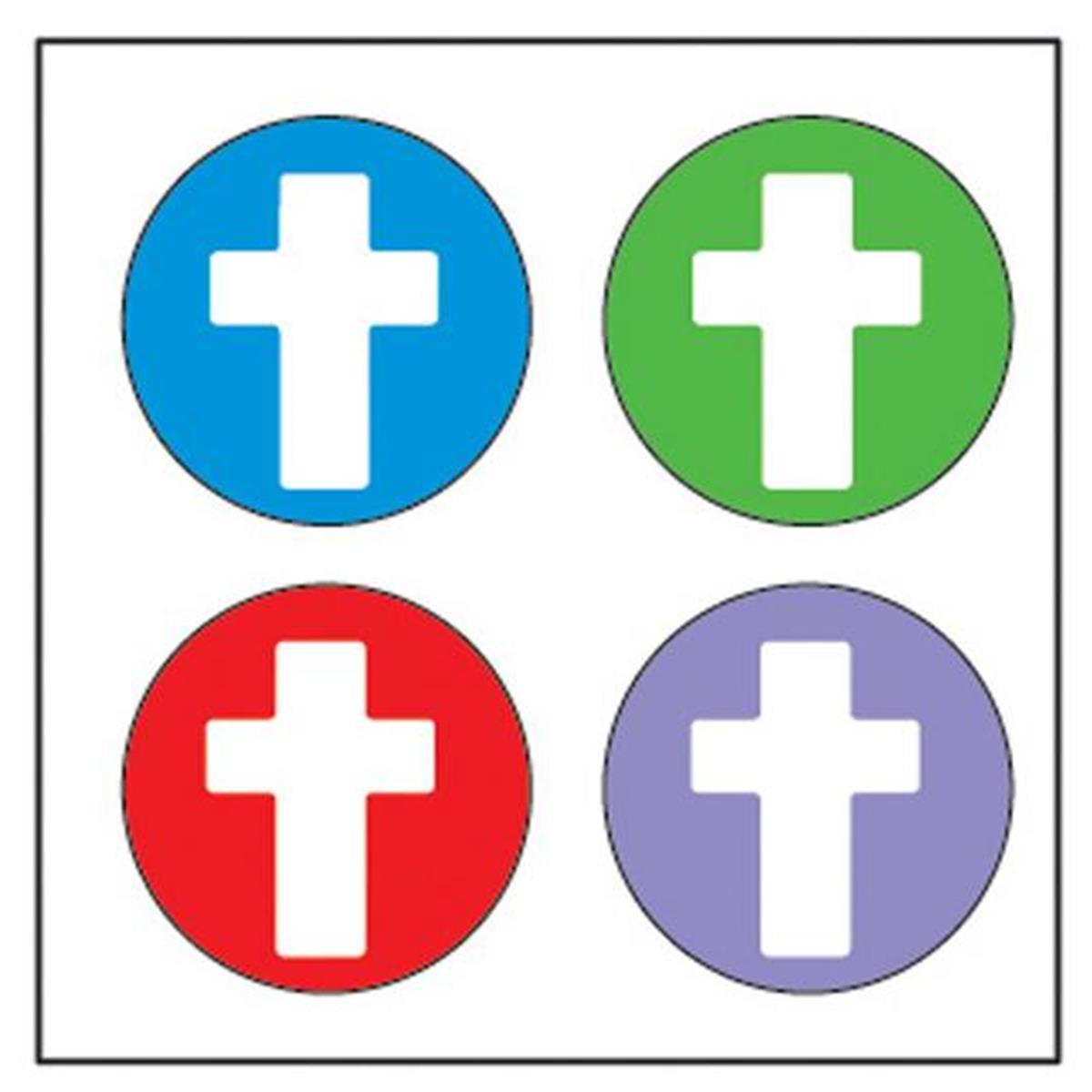 Se-2522 2 X 8 In. Incentive Stickers, Cross - 864 Count