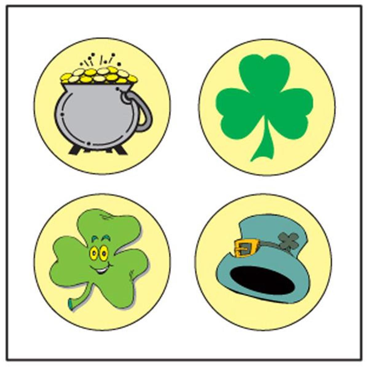 Se-2541 2 X 8 In. Incentive Stickers, St. Patricks Theme - 864 Count