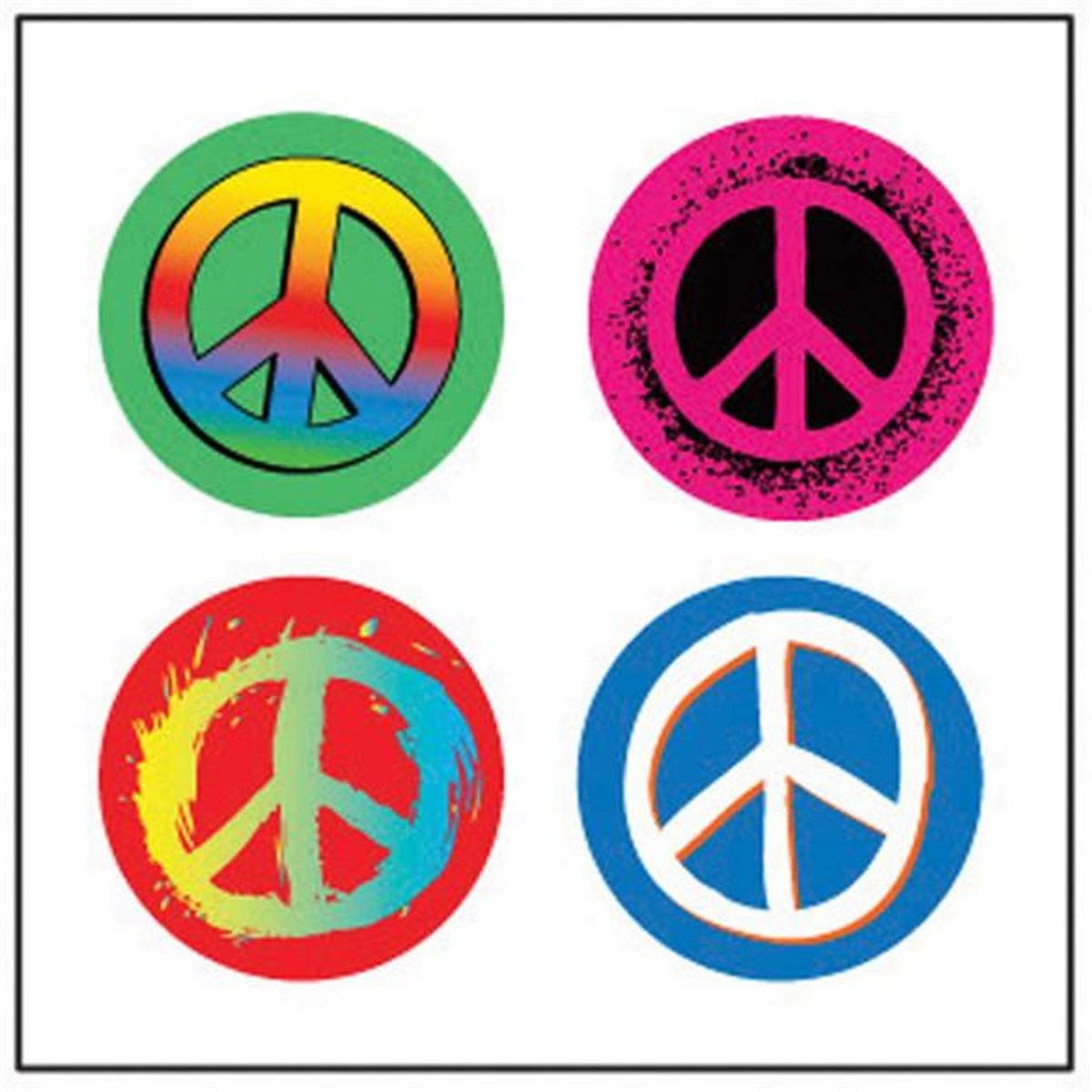 Se-2544 2 X 8 In. Incentive Stickers, Peace - 864 Count