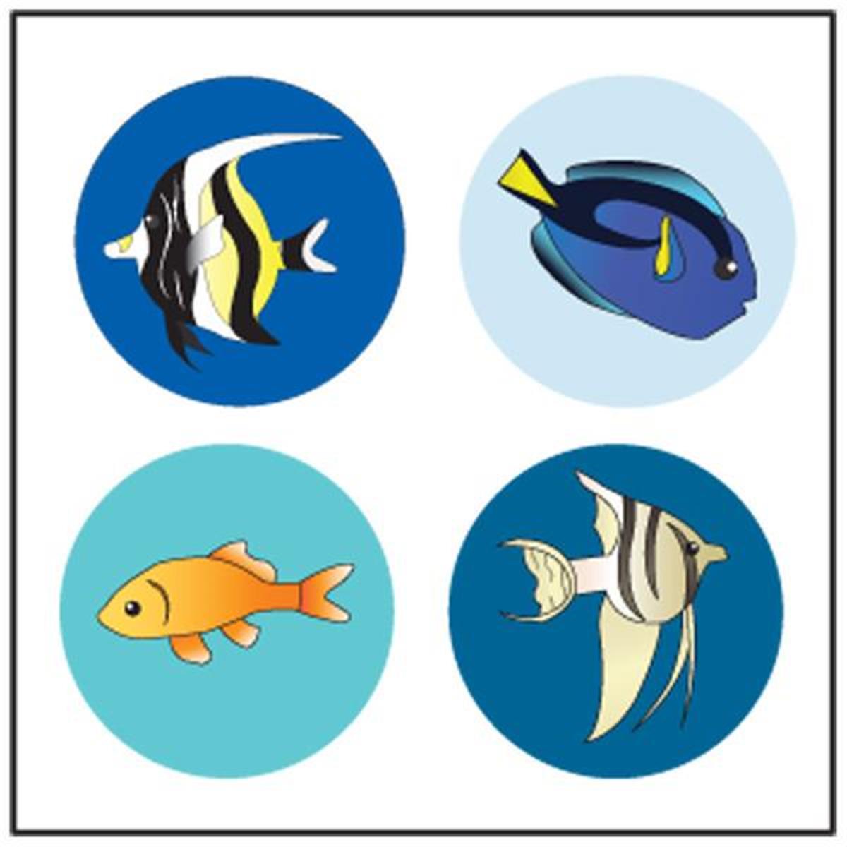 Se-2547 2 X 8 In. Incentive Stickers, Aquarium - 864 Count