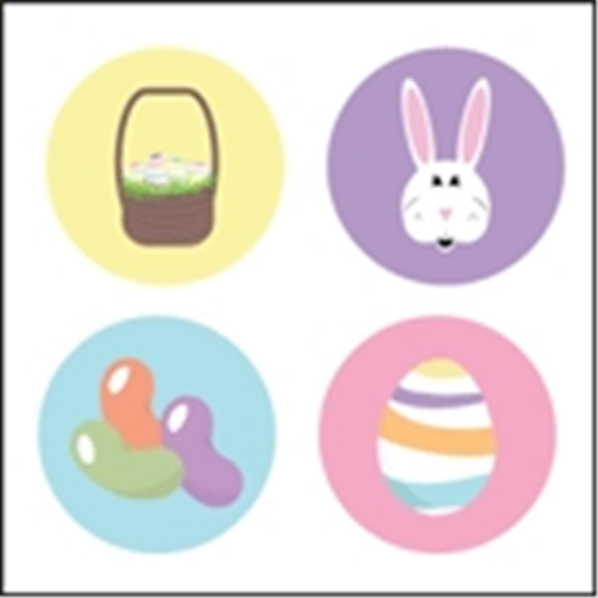 Se-2554 2 X 8 In. Incentive Stickers, Easter - 864 Count