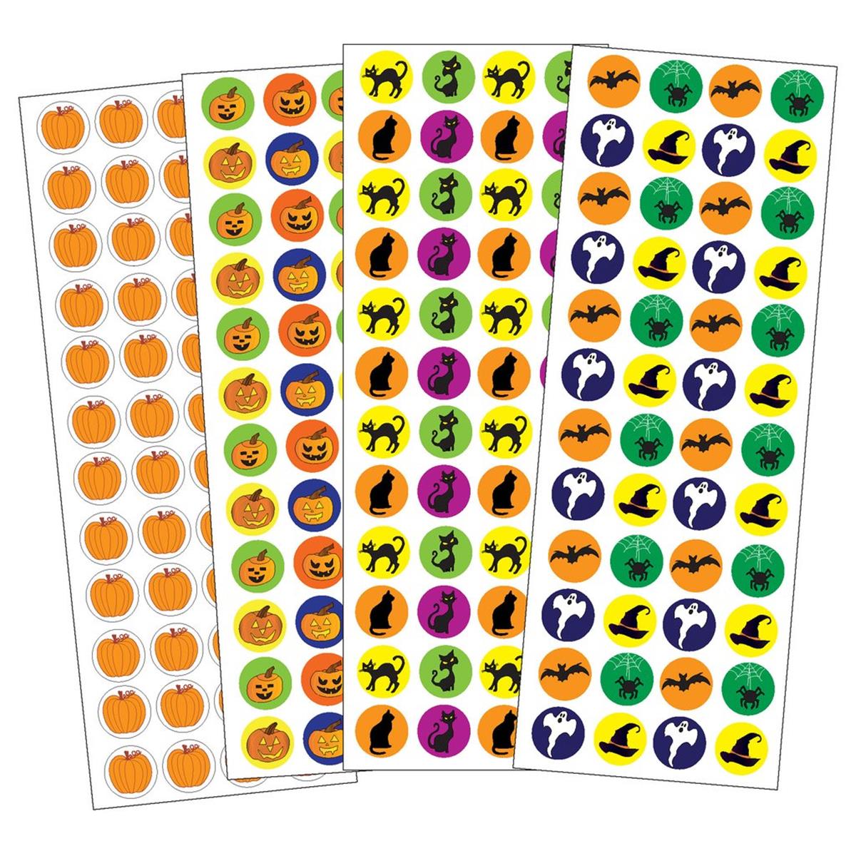 Se-2568 2 X 8 In. Incentive Assorted Sticker Set - 1152 Halloween