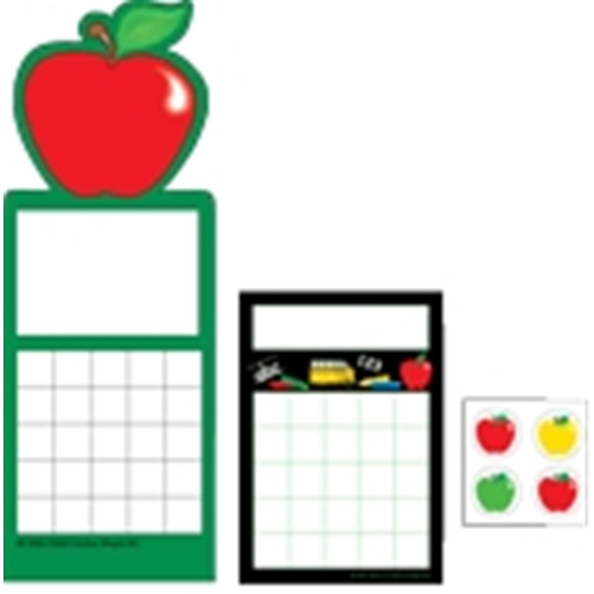 Se-4039 9 X 6 In. Incentive Sticker Set, Apple - 3 Piece