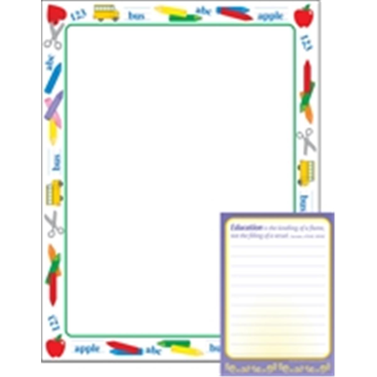 Se-6024 3.5 X 5 In. Notes & Quotes Writing Set, Education - 65 Sheets Per Pack