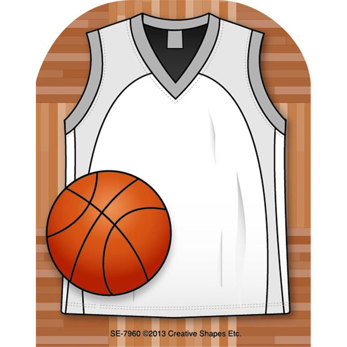 Se-7960 4.5 X 4 In. Mini Notepad, Basketball Jersey - 35 Sheets Per Pack