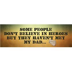 03168 17 X 5.5 X .5 In. Some People-heros Wall Plaque