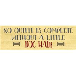 03171 17 X 5.5 X .5 In. No Outfit-dog Wall Plaque