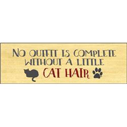 03176 17 X 5.5 X .5 In. No Outfit-cat Wall Plaque