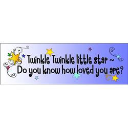 3757 Twinkle Twinkle Little Star Wall Plaque