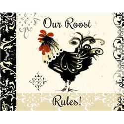 43192 Our Roost Rules Wall Plaque