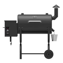 Zpg-550b 550 Sq. In. Outdoor Bbq Wood Pellet Grills & Smoker, Black
