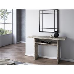 Tc-530-vin Ritz Extendable Console & Dining Table, Vintage White - 30 X 47 X 14 In.