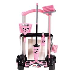 63102 Hetty Cleaning Trolley - Toy Kids Childrens Set - Pink & Black