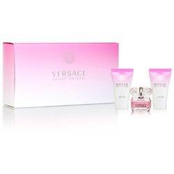 W3brc1 Womens Bright Crystal 3 Piece Mini Fragrance & Makeup Gift Set