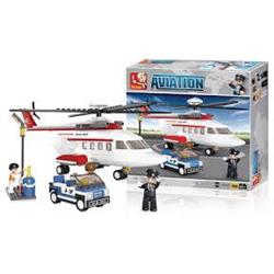 H1h3aviation Personal Helicopter Building Brick Kit (259pcs)
