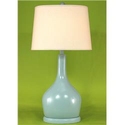 Coast Lamp Manufacturer 14-c26d High Gloss Atlantic Grey Modern Tear Drop Table Lamp - 31 In.