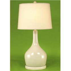 Coast Lamp Manufacturer 14-c26e High Gloss Cottage Modern Tear Drop Table Lamp - 31 In.