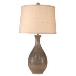 Coast Lamp Manufacturer 16-b18b Weathered Pale Grey Short Indented Diamond Accent Lamp