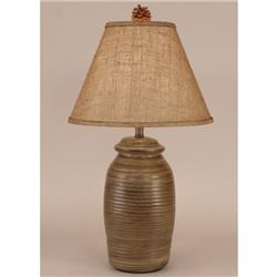 Coast Lamp Manufacturer 12-r27b Aspen Small Ginger Jar With Real Pine Cone Accent - 27 In.